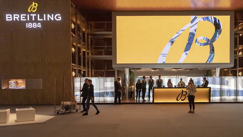Der Stand von Breitling an der diesjährigen Schmuck- und Uhrenmesse in Basel.