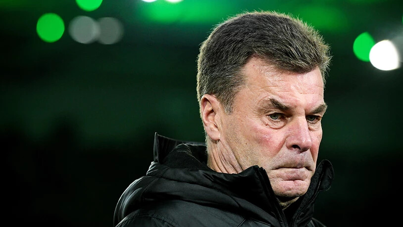 Dieter Hecking ist nur noch bis zum Ende der laufenden Saison Trainer von Borussia Mönchengladbach