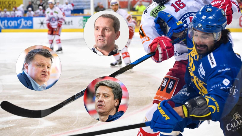 René Müller, Gaudenz Domenig und Harijs Witolinsch sprechen über die Saison des HC Davos.