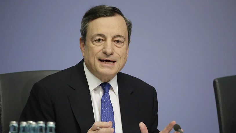 Die EZB bleibt bei ihrer Niedrigzinspolitik: EZB-Chef Mario Draghi (Archivbild).