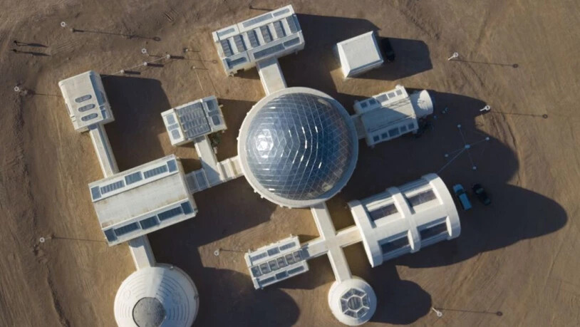 Die Mars-Simulationsbasis C-Space in der Wüste Gobi öffnet für Besucher.