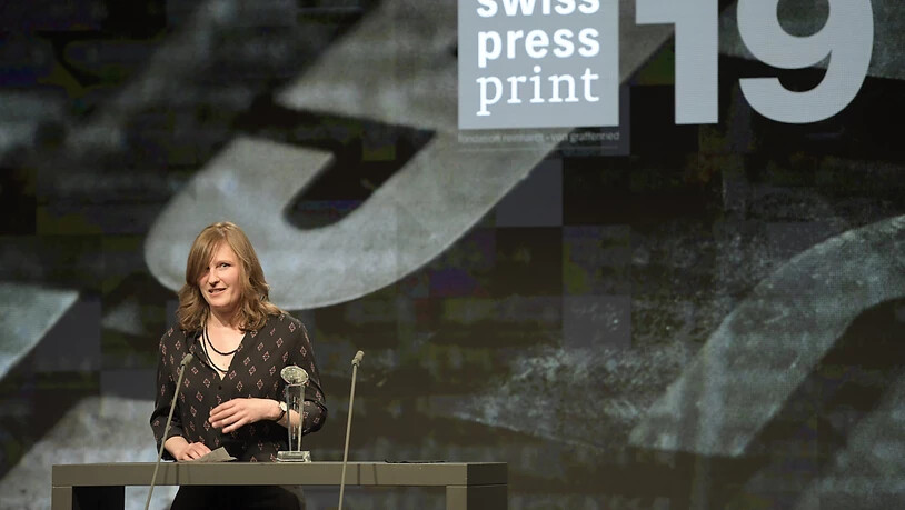 Camille Krafft, Gewinnerin des Swiss Press Awards in der Kategorie Print.