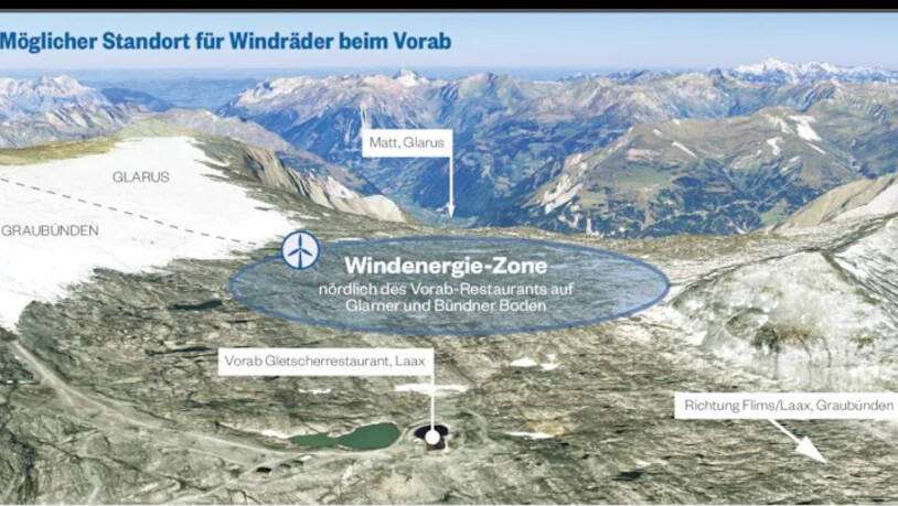 So könnte ein Windpark im Vorab-Gebiet aussehen.