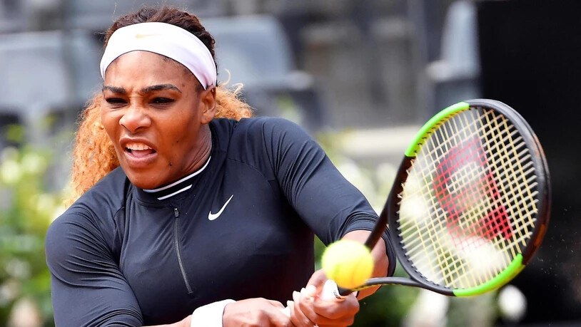 Serena Williams nahm am WTA-Premier-Turnier in Rom die erste Hürde
