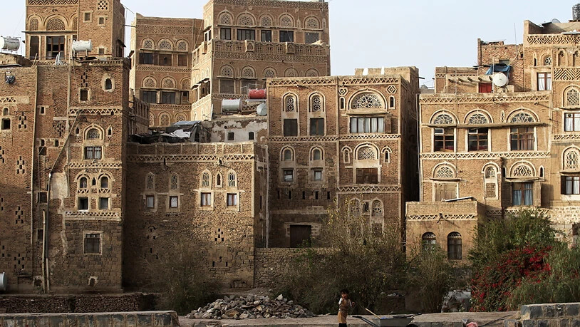 Die historische Altstadt von Sanaa mit ihren rund 8000 typischen Mehrstock-Häusern gehört seit 1986 zum Unesco-Weltkulturerbe. (Archivbild)