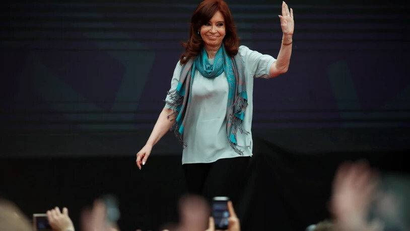 Argentiniens Ex-Präsidentin Cristina Fernandez de Kirchner kandidiert bei der Präsidentenwahl am 23. Oktober für das Amt der Vizepräsidentin. (Archivbild)