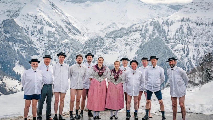 So müsste das Jodelchörli auftreten, wenn nicht genug Spendengelder zusammenkommen sollten.