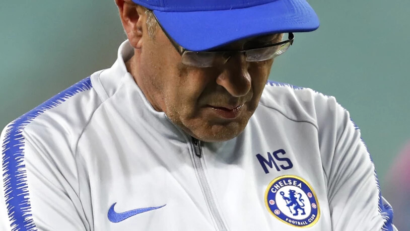 Unter Druck: Chelseas Coach Maurizio Sarri legte sich mit seinen Klubchefs an