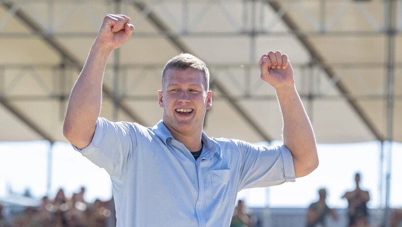 Pirmin Reichmuth , strahlender Sieger am Luzerner Kantonalfest in Willisau