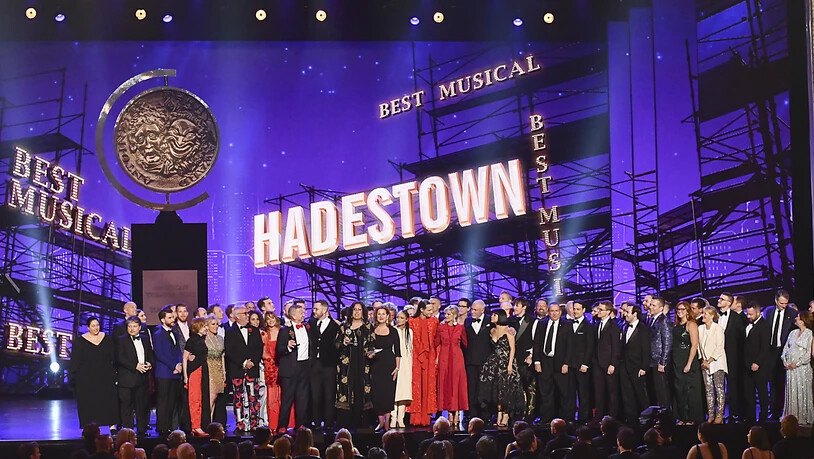 Die Broadway-Produktion "Hadestown" heimste bei der Verleihung der wichtigsten US-Theaterpreise acht Trophäen ein.