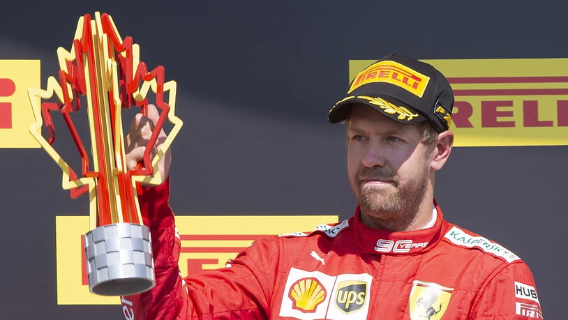 Den Frust und Ärger konnte und wollte Sebastian Vettel auch bei der Siegerehrung nicht verheimlichen