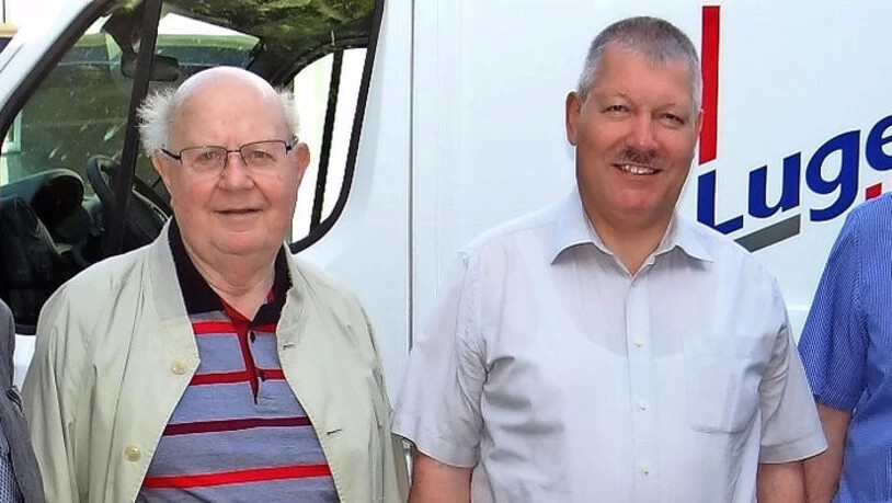Bruno Gallati (rechts) trifft mit Willibald Luger einen Purkersdorfer mit Glarner Vergangenheit.