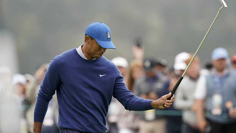 Tiger Woods - hier nach einem Fehlschlag auf dem Green frustriert