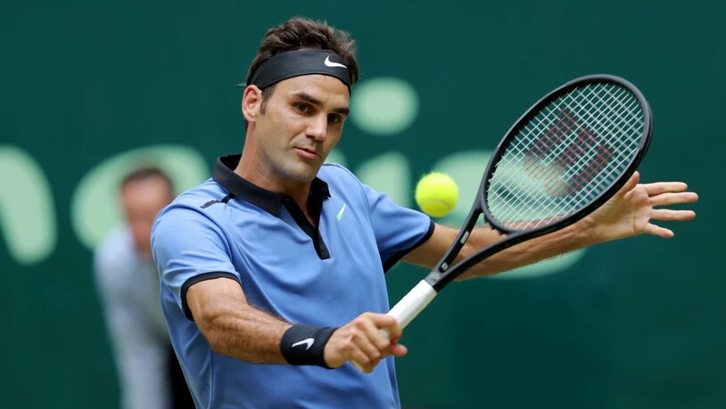 Startet am Montag in Halle in seine Rasensaison: Roger Federer