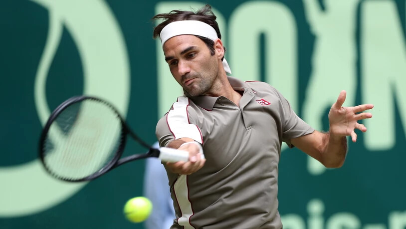 Roger Federer übersteht in Halle die erste Runde ohne Mühe