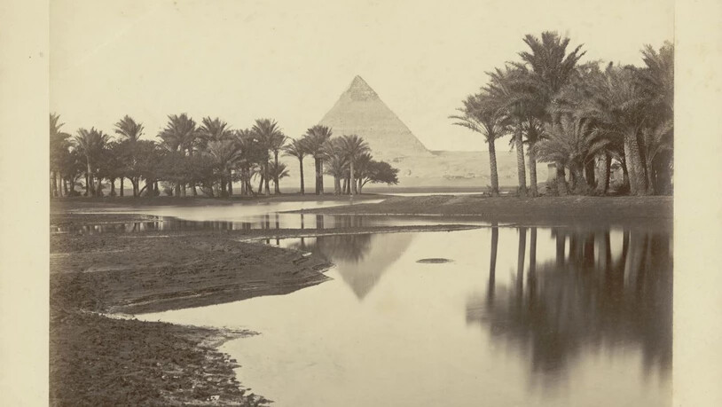 Die Fotografie Ohne Titel von Pascal Sebah ist Teil der Ausstellung "Traumbild Ägypten" im Museum Rietberg in Zürich. Die Schau dauert vom 20. Juni bis 20. Oktober 2019.