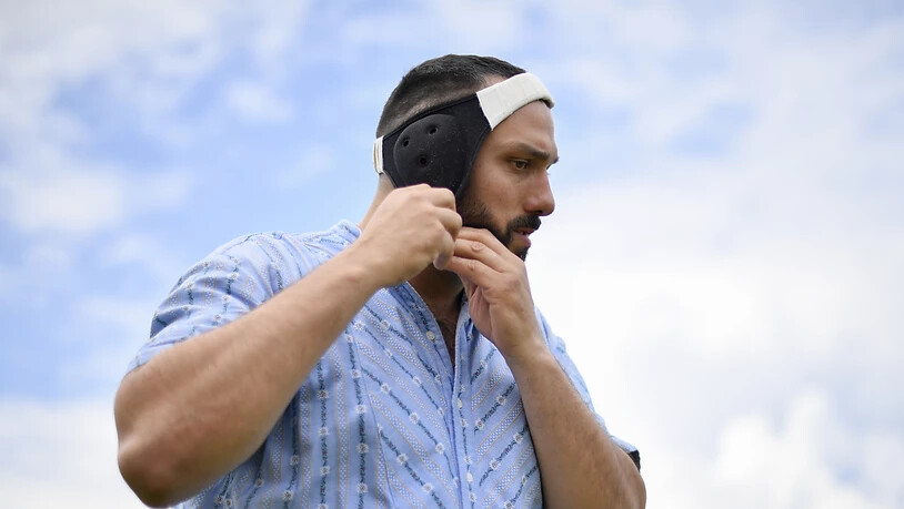 Der Toggenburger Daniel Bösch fordert die Berner Elite am Schwarzsee-Schwinget heraus