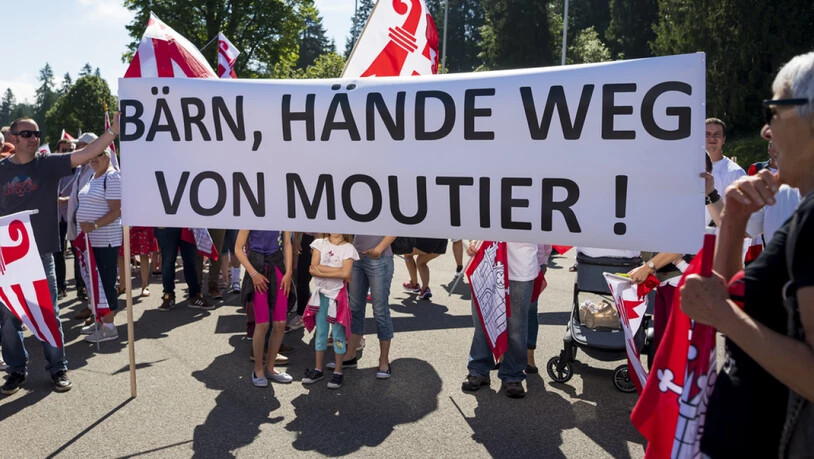 Moutier-Transparent an der 40-Jahr-Feier des Kantons Jura.