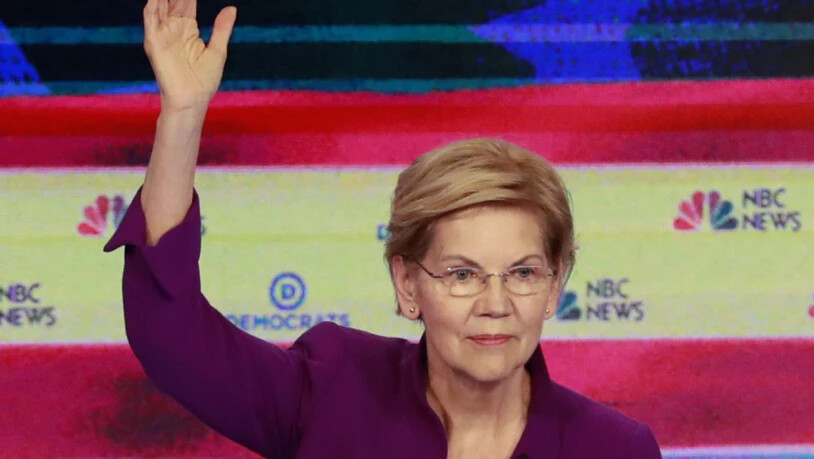 Ist eine der Favoritinnen für die Nomination als demokratische US-Präsidentschaftskandidatin bei den Wahlen 2020: Senatorin Elisabeth Warren aus Massachusetts.