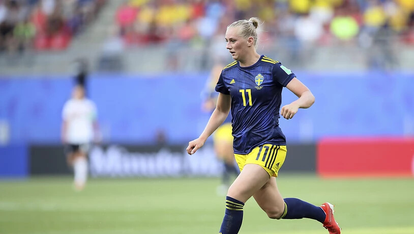 Stina Blackstenius erzielte das Siegtor für Schweden gegen Deutschland