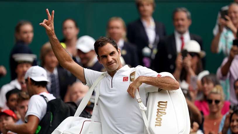 Roger Federer befindet sich in Wimbledon auf Kurs