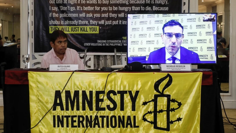 Amnesty International stellt einen neuen Bericht zu den Philippinen vor: Die Zahl der aussergerichtlichen Tötungen hat demnach ein "erschreckendes Ausmass" angenommen.