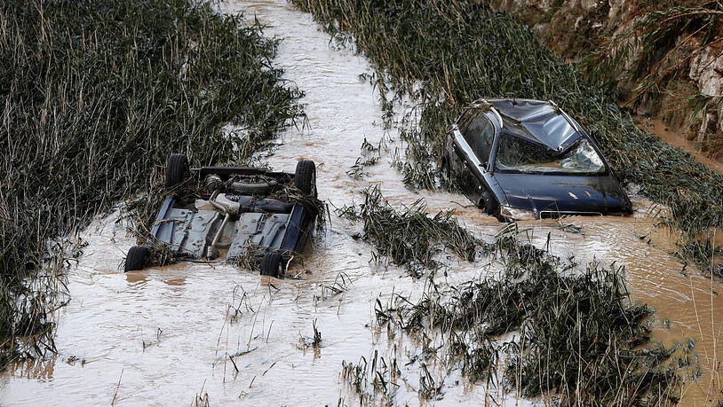 In der nordspanischen Region Navarra haben Überschwemmungen schere Schäden angerichtet. In der Gemeinde Tafalla trat der Fluss Cidacos über die Ufer.