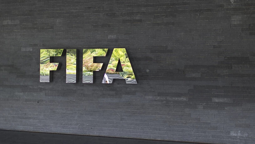 FIFA-Logo am Hauptsitz in Zürich. (Archivbild)