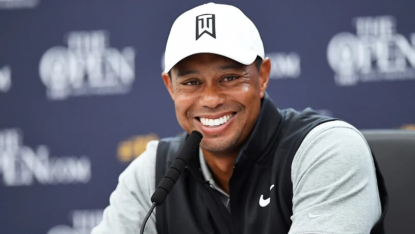 So gut gelaunt sah man Tiger Woods in dieser Saison öfters