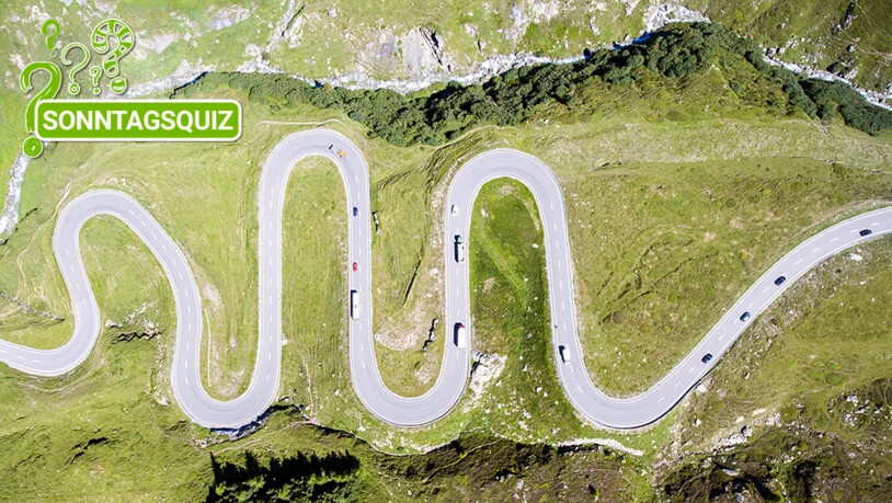 Der Julierpass: Doch wisst Ihr auch welche beiden Ort er verbindet? Beweist Euer wissen im Quiz.