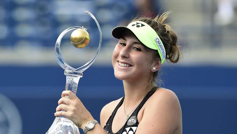 Belinda Bencic gewann 2015 das Turnier von Toronto im Final gegen Simona Halep