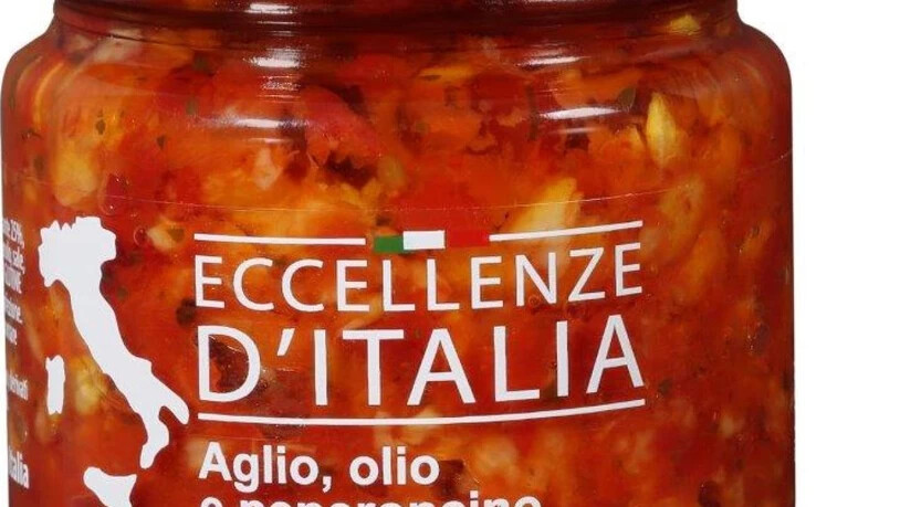 Im Produkt Eccellenze d’Italia "Aglio, olio e peperoncino" können möglicherweise Glasteile enthalten sein.