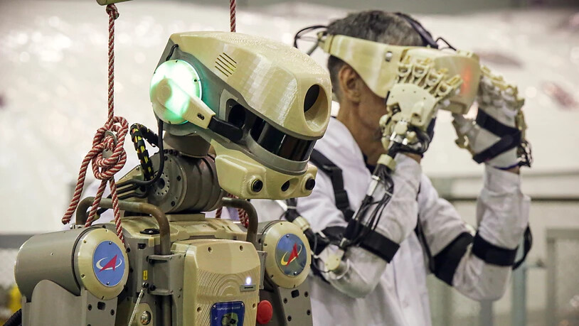 Der Roboter "Fedor" soll künftig bei gefährlichen Einsätzen auf der ISS assistieren.