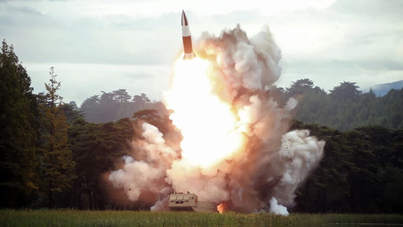 Nordkorea hat am frühen Samstag erneut einen Raketentest durchgeführt. (Archivbild)