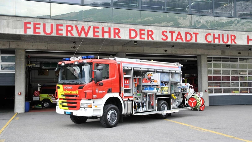 Die Feuerwehr der Stadt Chur...