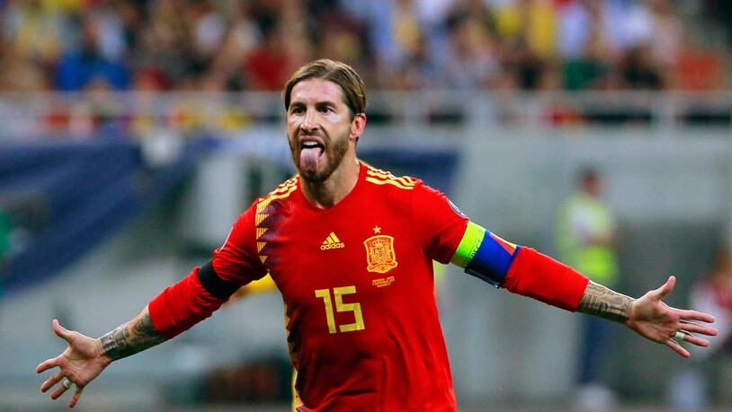 Sergio Ramos schoss die Spanier in Bukarest mit 1:0 in Führung