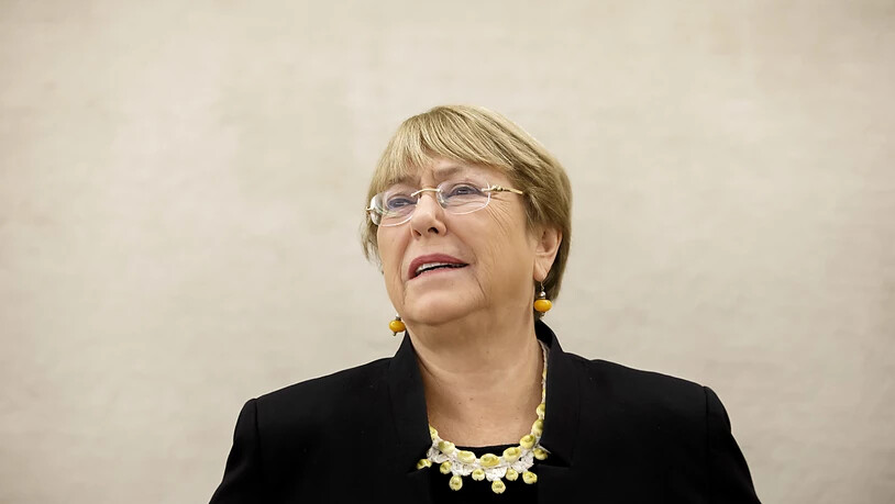 Die Uno-Hochkommissarin für Menschenrechte, Michelle Bachelet, am Montag in Genf bei der Eröffnung der dreiwöchigen Session des Menschenrechtsrates.