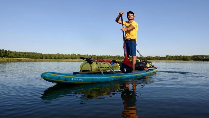 1233 Kilometer bis zur Rheinquelle will der Flimser mit Glarner Wurzeln zurück legen.