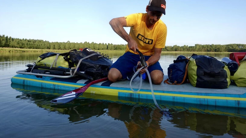 1233 Kilometer bis zur Rheinquelle will der Flimser mit Glarner Wurzeln zurück legen.