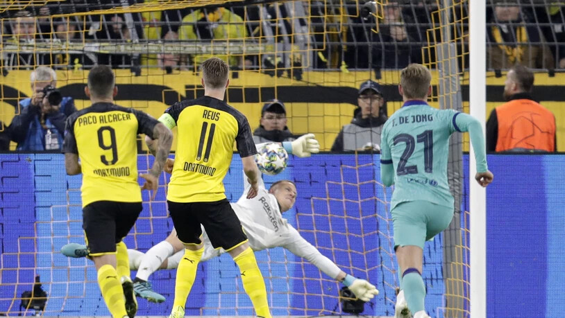 Penalty pariert: Marc-Andre ter Stegen rettet Barcelona in Dortmund einen Punkt