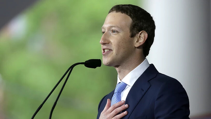 "Gut und konstruktiv": Facebook-Gründer Mark Zuckerberg traf am Donnerstag US-Präsident Donald Trump. (Archivbild)