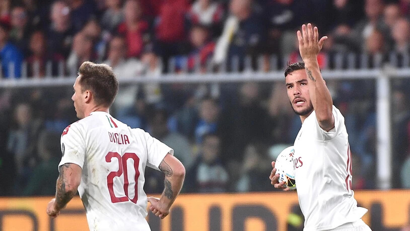 Rodriguez-Konkurrent Theo Hernandez erzielt gegen Genoa sein erstes Tor für Milan