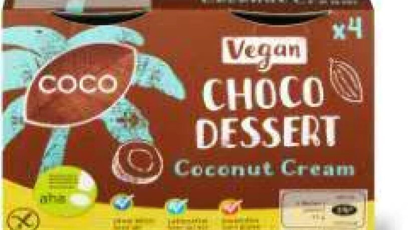 Das als "laktosefrei" ausgelobte Choco Dessert Coconut Cream der Migros enthält Milch.