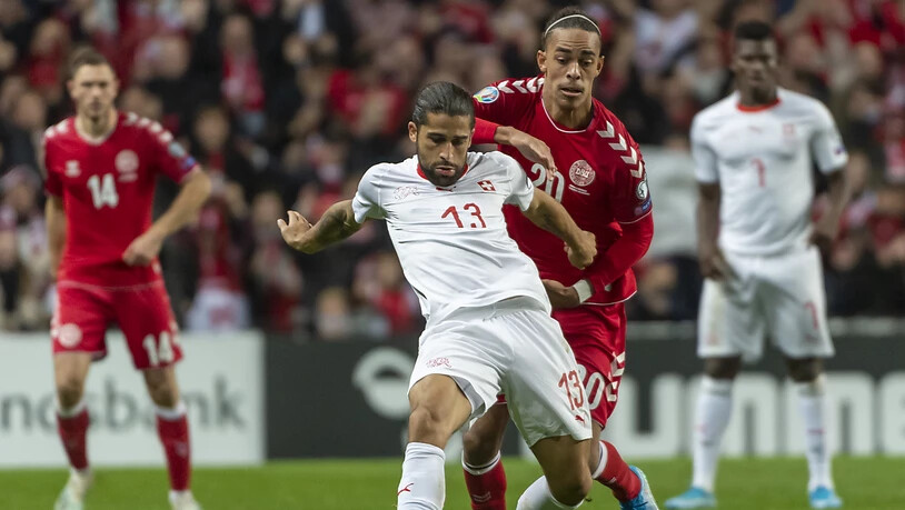 Auch Ricardo Rodriguez besass kurz nach Pause die Möglichkeit zum 1:0 für die Schweiz
