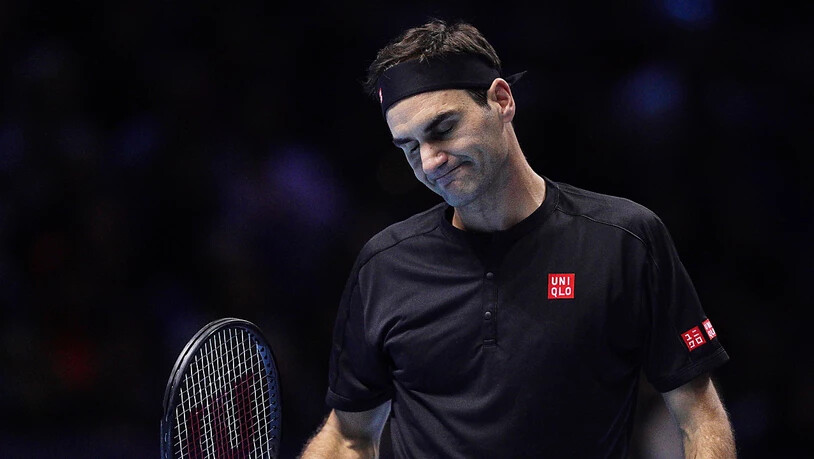 Nicht zufrieden mit seiner Leistung und dem Resultat im Auftaktspiel: Roger Federer