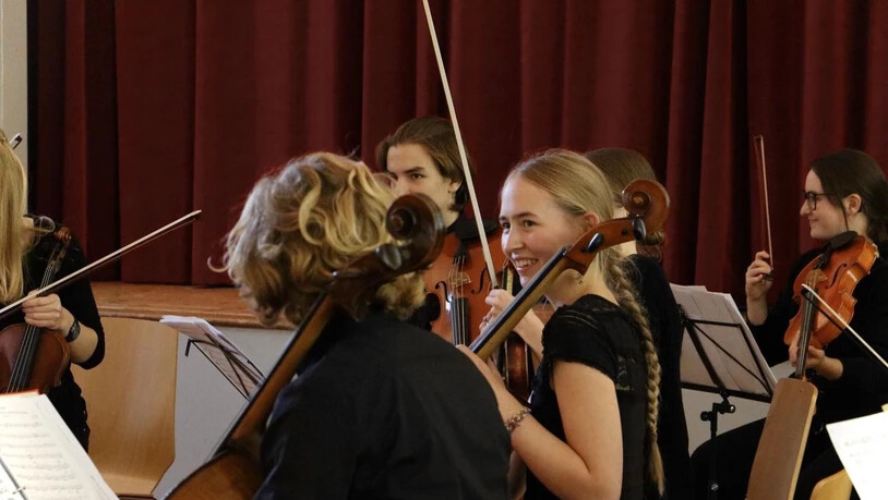 Freude an der Musik und das Miteinander spielen eine wichtige Rolle beim Jungen Orchester.
