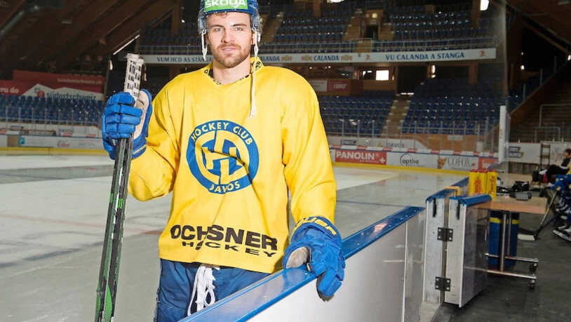 Als Internationaler zurück auf Davoser Eis: Luca Hischier kann seine ersten zwei Partien im A-Nationalteam vorweisen.