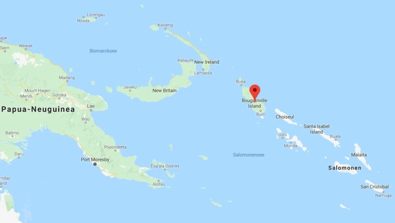 Bougainville im Osten Papua-Neuguineas ist knapp 9000 Quadratkilometer gross und hat zahlreiche kleinere Inseln.