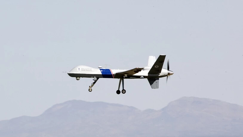 Eine US-Drohne vom Typ "Predator". Die USA setzten nach eigenen Angaben Aufklärungsdrohnen über Libyen ein, um die Sicherheitssituation und Terroristen zu überwachen. (Archivbild)