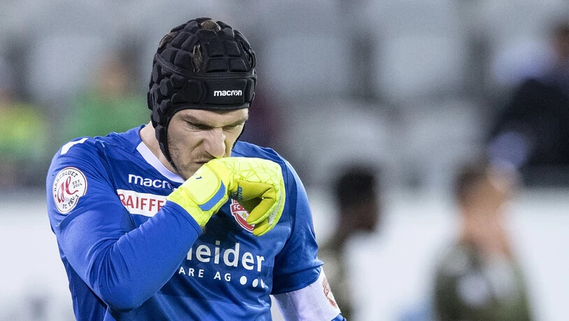 Thuns Goalie Guillaume Faivre erlebte einen Nachmittag zum Vergessen